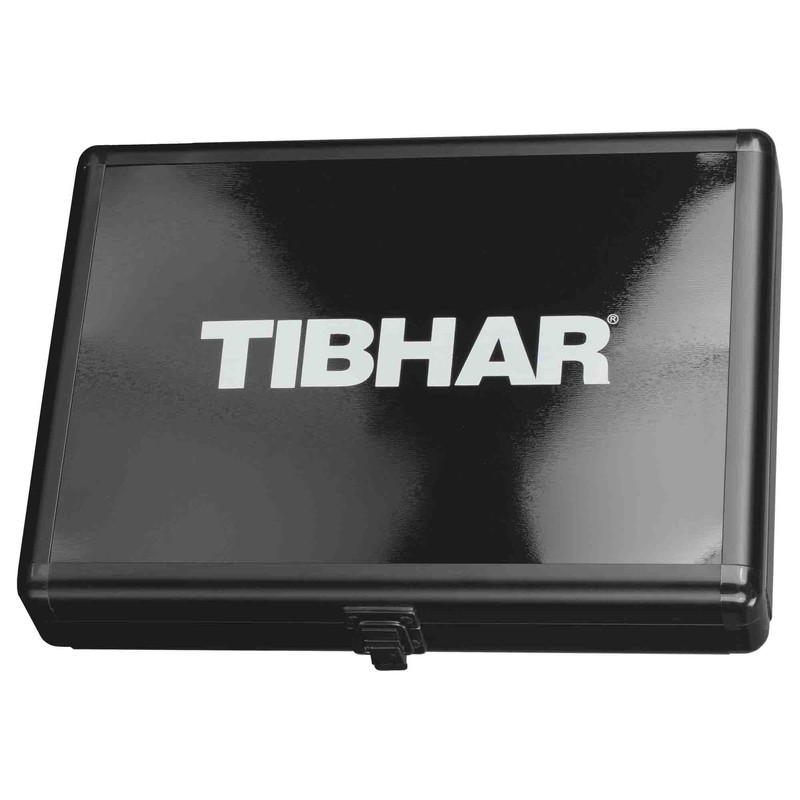 Tibhar Aluminium Cube Premium Racket Case, Brown
