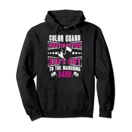 Pole Set Winterguard Clothing Colorguard Members Coach Pullover Hoodie
