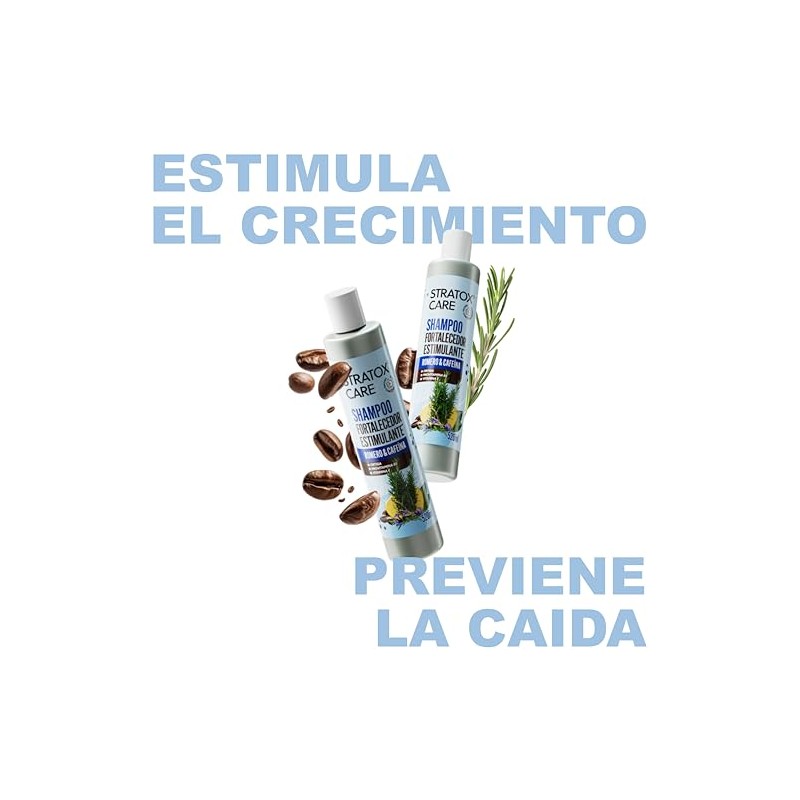 Shampoo Romero Cafeina, Anticaida, Estimulante | 520ml | Stratox Care