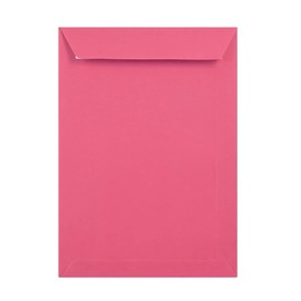 C4 Coloured Envelopes for A4 Paper/Card Peel & Seal Flap Envelopes Pack of 10 (Bright Pink Peel & Seal)