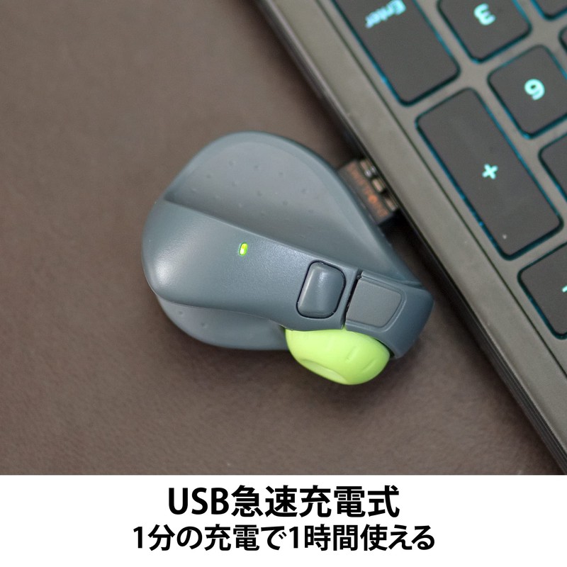 Swiftpoint SM601 TRACPOINT Ergonomic Small Wireless Mouse with Air Presenter