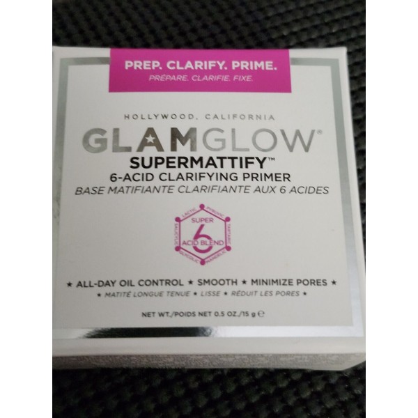 GLAMGLOW NIB Glamglow Supermattify 6-Acid Clarifying Primer