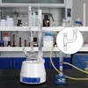 Labasics Borosilicate Glass Distillation Adapter, 3 Way Claisen Distilling Adapter