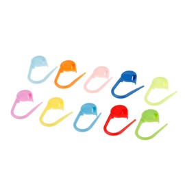 120 Piece Set of 120 Stitch Markers, Colorful Crochet Ruler Markers, Knitting Markers, Safety Pins, Knitting Tools, Storage Case Included