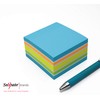 Snopake 76 x 76 mm Blue Rainbow NeonMix Sticky Notes