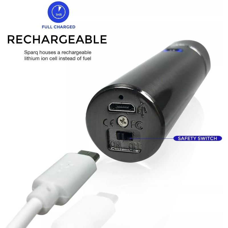 Saberlight Sparq Rechargeable Splash and Wind Proof Flameless Butane Free