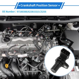 VekAuto 1 Pc Crankshaft Position Sensor for OPEL Corsa C 1.7DI 00-09 Sturdy Metal Plastic Black Engine Crank CKP Sensor