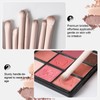 Professional 8 Piece Eye Makeup Brushes Set with Blending, Eyeliner