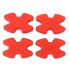 4pcs Bow Limb Dampener Wear Resistant Rubber Reducing Noise Vibration