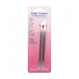 Hemline H258 | Sewing Gauge Sewing Tool | Includes Button Gauge & Point Turner by Hemline