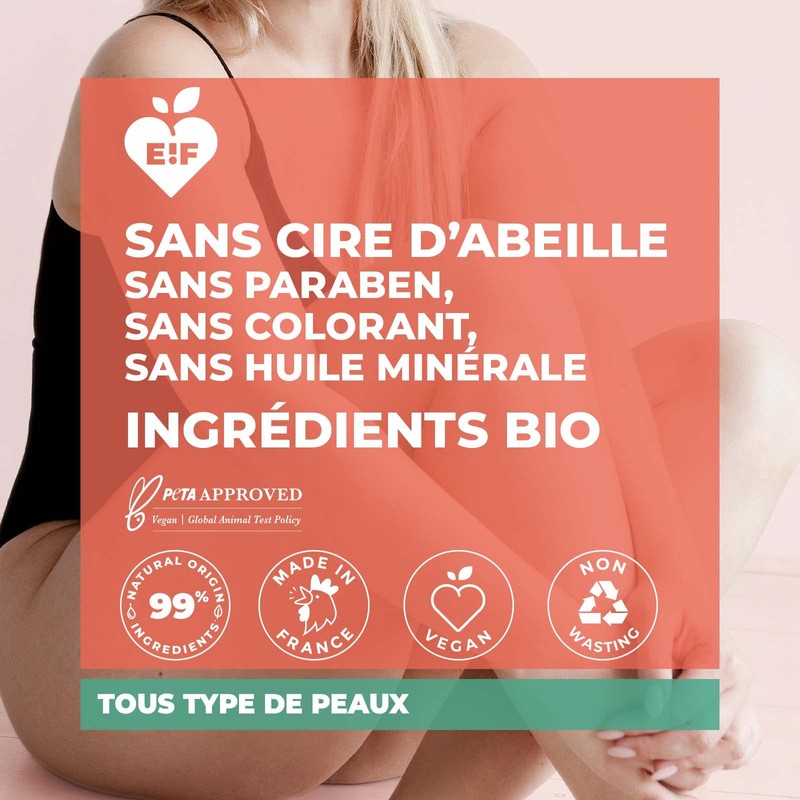 Energy Fruit Solid Shaving Soap Organic Certified by Ecocert White