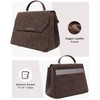 Hihealer Leather Lunch Bag Women - Adult Modern Urban Style