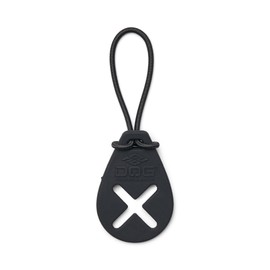 DOG Copenhagen Flexy Dog Poop Bag Holder for Lead - Poo Bag Carrier - Dog Waste Bag Holder - Poo Holder - Lightweight and easy to use and attach to leash, Black, One Size