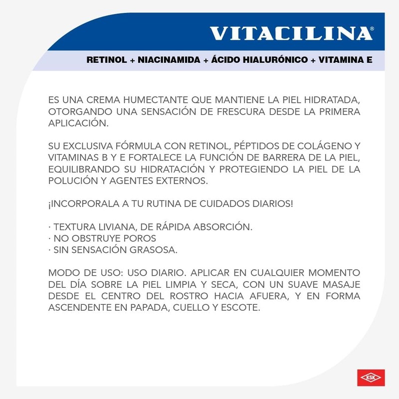 Vitacilina Crema Facial Humectante 100g