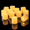 Homemory 12 Pcs Flameless LED Votive Candles Battery Flickering Tea