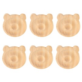 6pcs Jewelry Tray Solid Wood Bracelet Display Tray Decorative Exquisite Bead Bracelet Display Plate