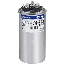 HQ1086678AX - 35 + 3 uf MFD 370 Volt VAC - Tempstar Round Dual Run Capacitor Upgrade