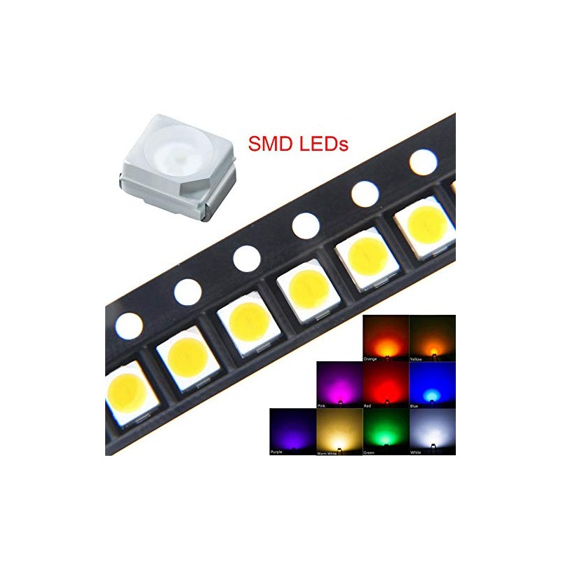 PLCC 2 Surface Mount LEDs 1 × 50pcs/Set SMD LEDs