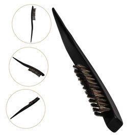 DOITOOL wooden handle hair teasing brush bristle brush for thick hair brush dense pointed tail comb comb brush back brush bun bristle brush hair bristle brush hair bristle hair
