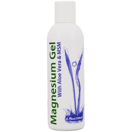 Magnesium Gel with Aloe Vera and MSM | 6.76 oz - 200 ml Gel | Pure Magnesium Chloride | Organic Aloe Vera | Heiltropfen®
