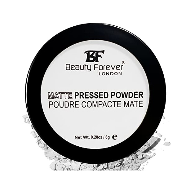 Beauty Forever Matte Pressed Powder, Oil Free & Lightweight, 8gms (12 Classic Espresso)