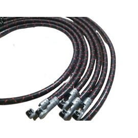 Core Coil 7mm Cloth Covered Spark Plug Wire Set Vintage Wires Inline 6 RD