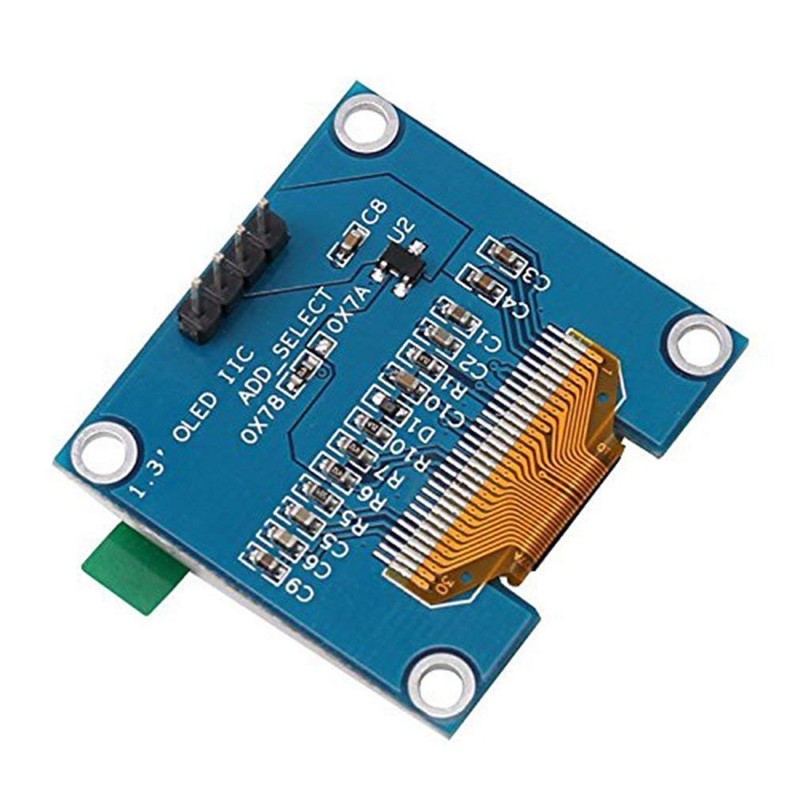 WINGONEER 2pcs 1.3" IIC I2C Serial 128x64 SSH 1106 OLED