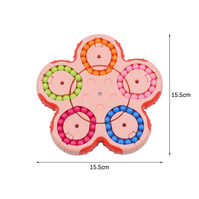 Sarini Magic Bean Rotating Cube, Creative Finger jigsaw Puzzle Game,