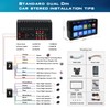 Double Din Car Stereo with Type-C Changer Wireless Car Stereo