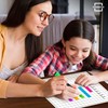 SCRIBBLEDO 11”x14” Large Graph Dry Erase Grid Board Double-Sided White