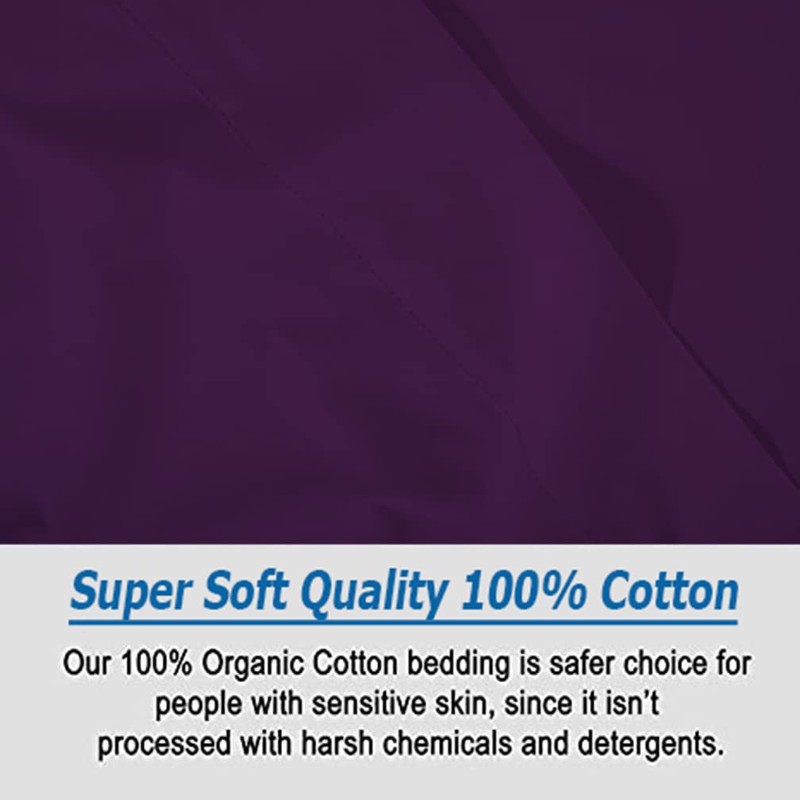 Fitted Sheet 100% Egyptian Cotton 200 Thread Count 25cm Deep