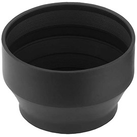 Lens Hood (Rubber Collapsible Design) Compatible with Sony HDR-CX455