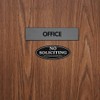 Kichwit 2 Pack No Soliciting Sign for Door, Do Not