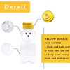 Rosojodg 8 Oz Plastic Bear Honey Bottle Jars, Empty Honey