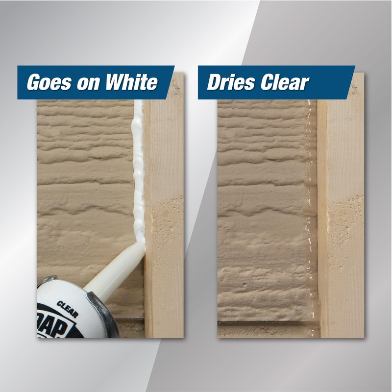 DAP Dynaflex 230 Premium Elastomeric Sealant, Clear, 5.5 Oz (7079818860)