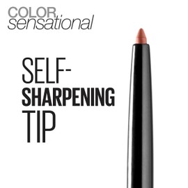 Maybelline Color Sensational Shaping Lip Liner with Self-Sharpening Tip, Very Cherry, Red, 1 Count