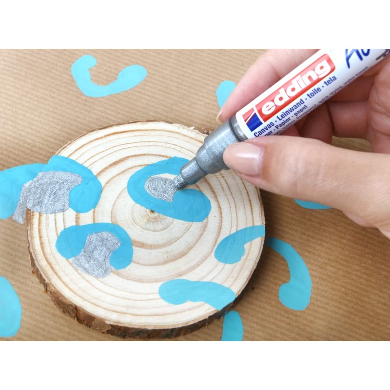 edding 5100 acrylic marker medium - neon-orange - 1 waterproof