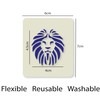 Lion Design Stencil Crafting, Card Making, Face Painting 7cm x