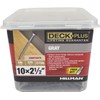 Deck Plus 48440 Gray Star-Drive Composite Deck Screws (#10 x