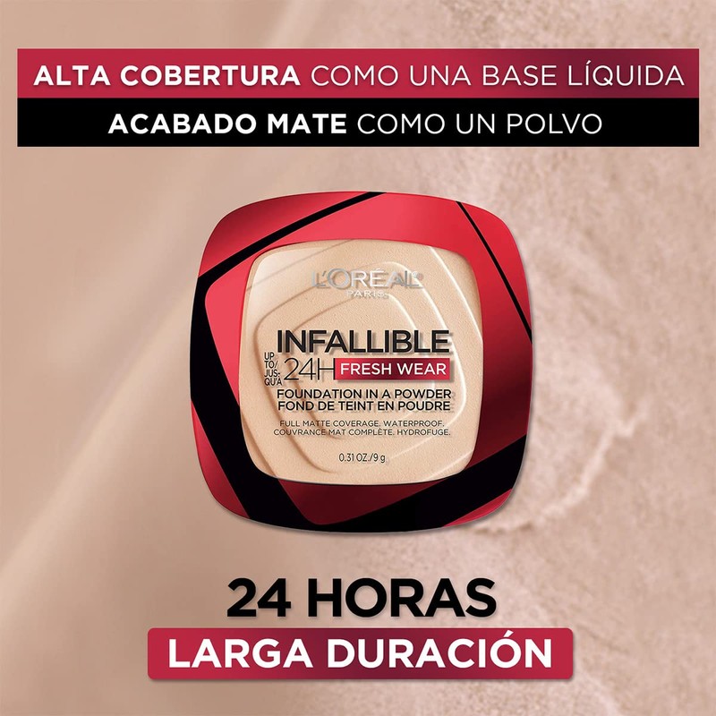 L´Oréal Paris base de maquillaje en polvo de larga duración