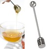 1 Pcs Long Handle Honey Dipper Anti-Rust Honey Stirrer Spoon