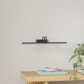 RAIFOOLLY Picture Light,Picture Lights for Wall Cordless,16" Picture Lights with Timer and Dimmable,Battery Wall Lights for Display Gallery Painting Art Frame Portrait-Bronze