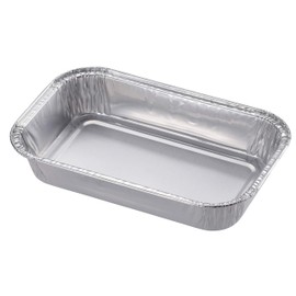 BBQ Aluminum Square Plate, 6.7 x 4.1 inches (17 x 10.5 cm), Set of 4