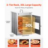 VEVOR Foldable Camping Oven, Stainless Steel Portable Camping Stove, with