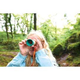 Hape Nature Fun verstellbares Teleskop zum Entdecken aus Bambus und pflanzlichem Kunststoff, ab 3 Jahre