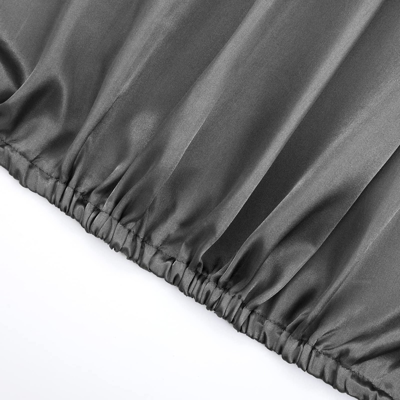 King Silk Satin Fitted Sheet, Soft Deep Pocket Single Bottom