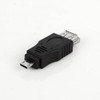 Parishop 10pcs OTG 5pin Mini Changer Converter Adapter USB Male
