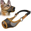 LUCKYPAW Dog Muzzle, Mesh Muzzle for Large Medium Small Dogs,
