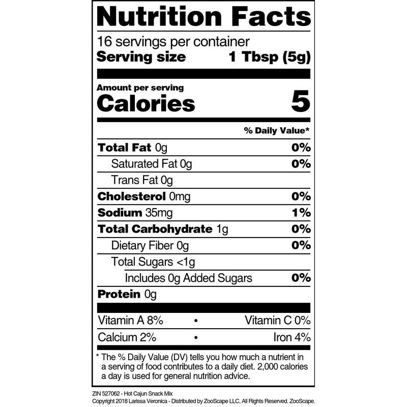 Hot Cajun Snack Mix (8 oz, ZIN: 527062) - 2