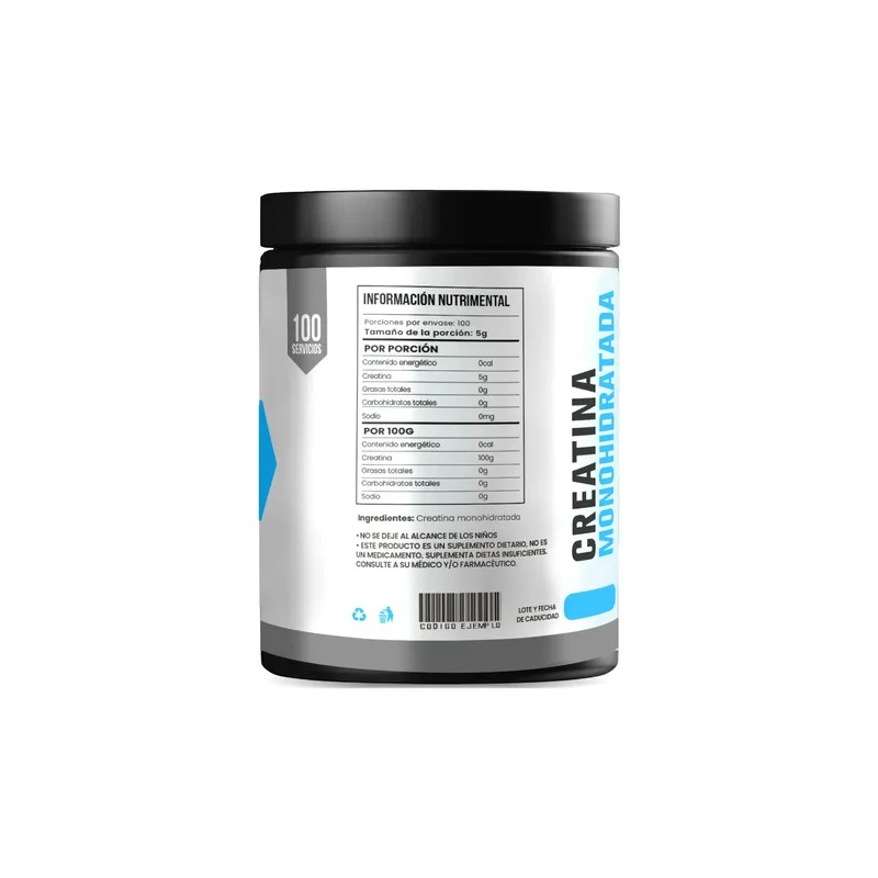 Creatina Monohidratada 500 G D-mon En Polvo Sabores